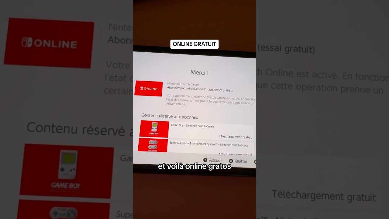Tuto gratuit pour Nintendo Switch 🎮