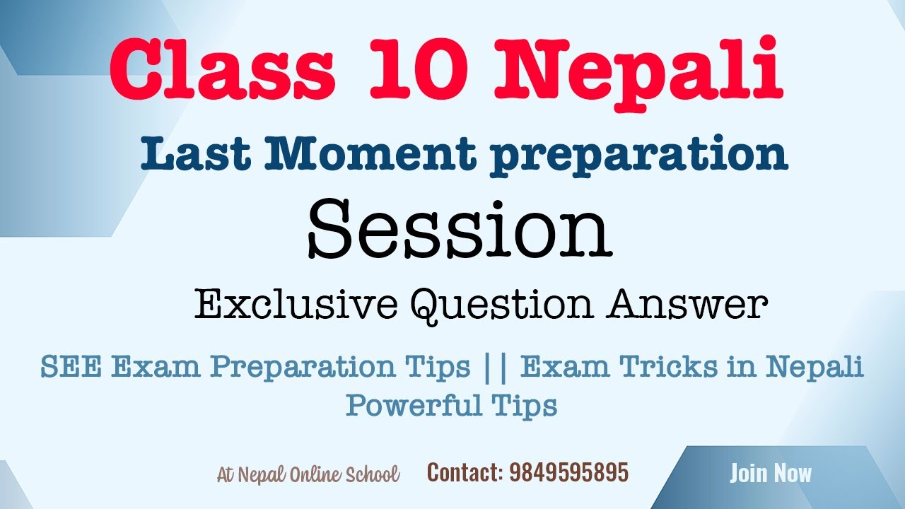 Class 10 Nepali Whole Revision || SEE Nepali In one Shot || Full Live Class  #SEEExam