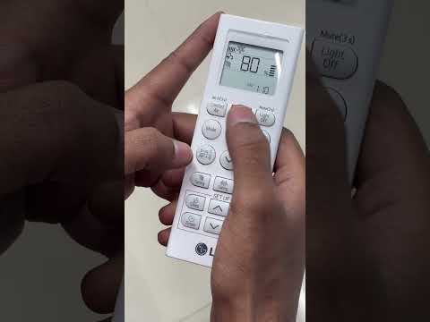 Lg ac remote demo in hindi // lg ac remote function