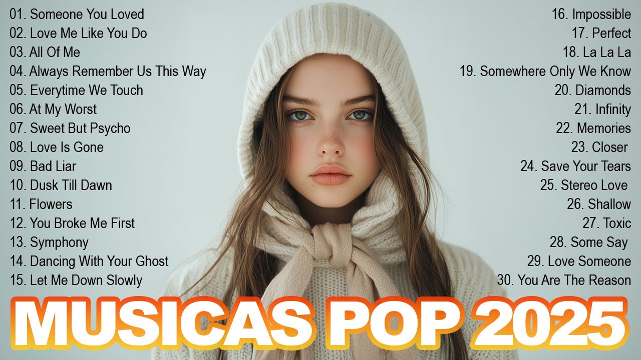 As 30 Melhores Músicas Pop de 2025 🎶 Os Hits Mais Escutados do Ano