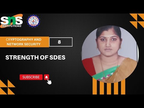 Strength of DES | SUGUNA.M| SNS INSTITUTIONS