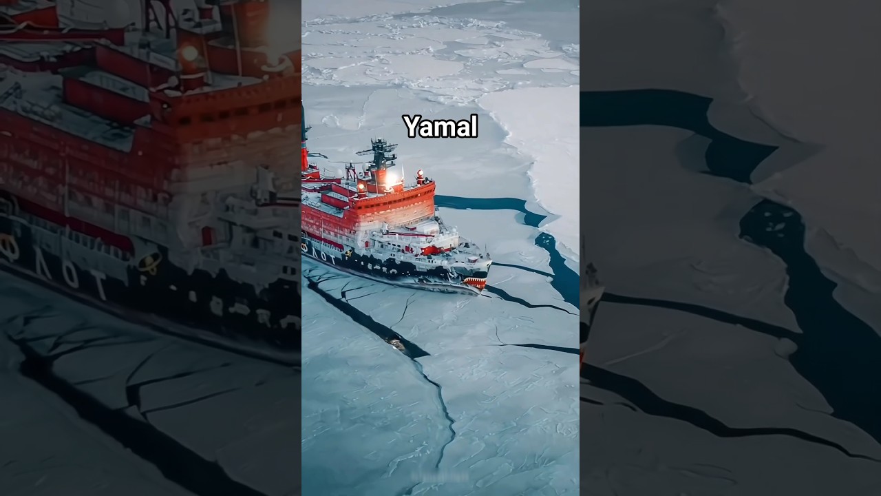 The Ice Breaker Russian Monster Ship Yamal #shorts #shortvideo #icebreaker