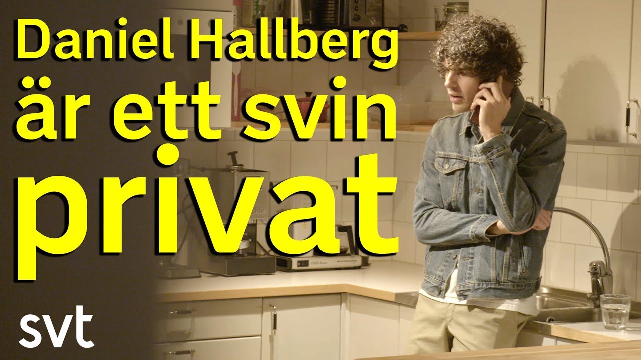 Daniel Hallberg omedvetet dissar Fredrik Skavlan och andra kändisar i SVT-programmet 🎙️