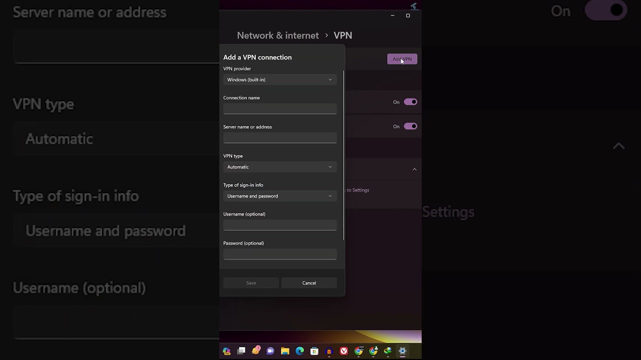 How To Use Free VPN on Windows 11 #windows #vpn #freevpn  #windows11tips #windowsfirewall