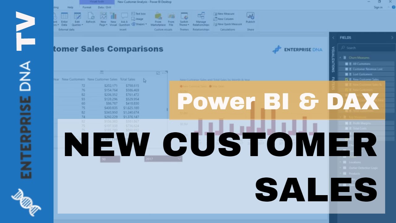Advanced Power BI for New Customer Sales 📊