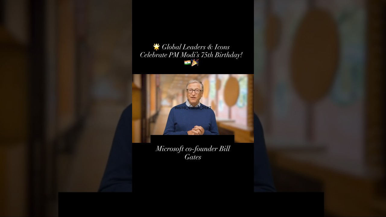 Global Leaders Celebrate PM Modi's 75th Birthday 🎉