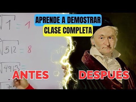 Como Entender y Hacer DEMOSTRACIONES en Matemáticas (Nivel GAUSS)