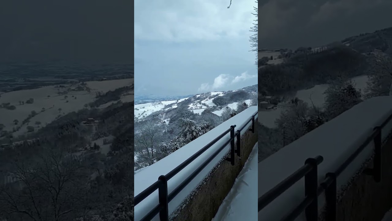 Neve a Cingoli (MC) il 13 Febbraio 2021 ❄️