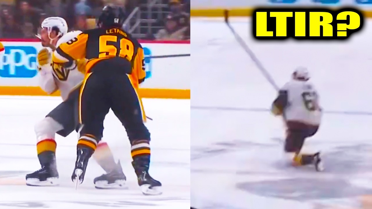 Mark Stone Injured After Play with Kris Letang 🚑