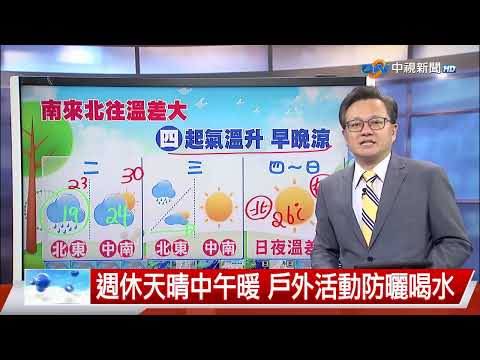 東北季風影響北部濕涼 中南部天氣晴朗