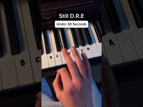 Iconic! #snoopdogg #stilldre #piano #pianomusic #tutorial #lessons #pianotutorial #pianolessons