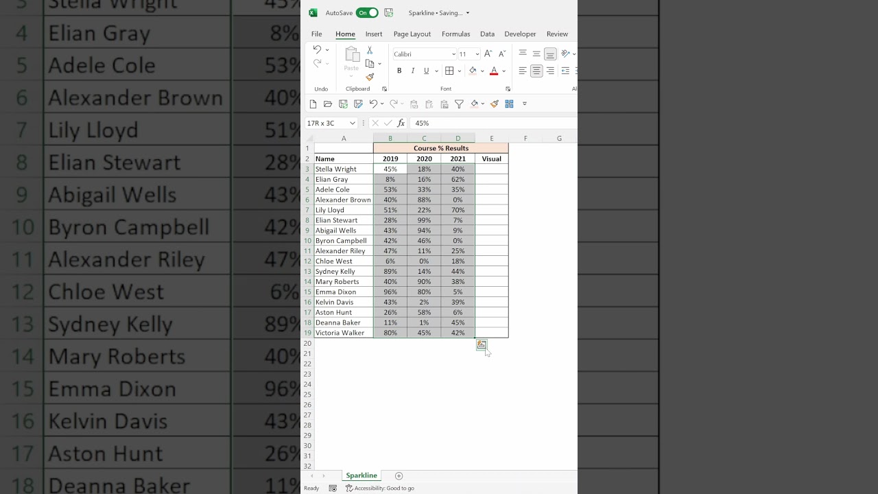 How to Insert Line Charts (Sparklines) Directly into Excel Cells 📊