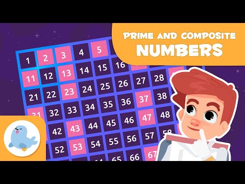 PRIME AND COMPOSITE NUMBERS for Kids 🚀 What are Prime Numbers? 🪐 MATH for Kids