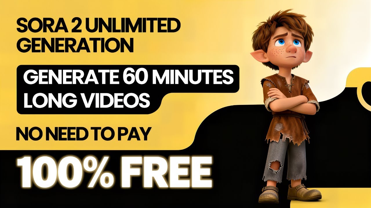 Create Unlimited 60-Min AI Videos with FREE Sora 2