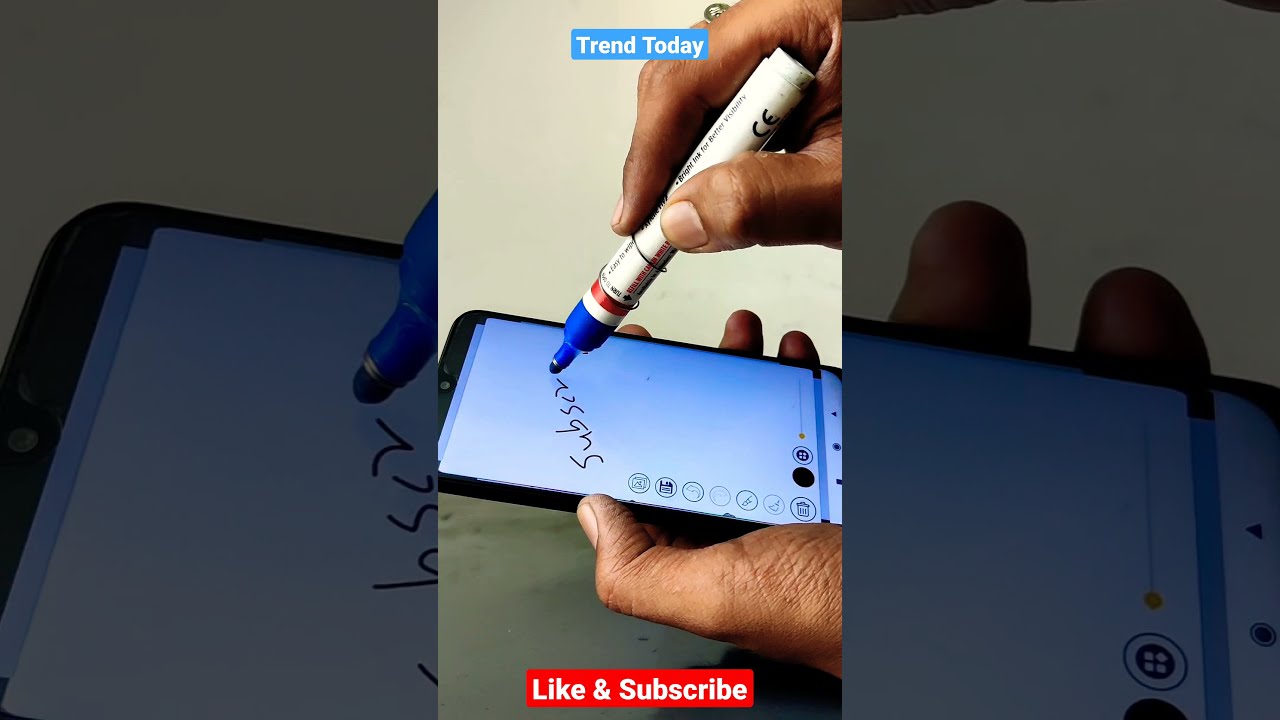 DIY Smartphone Stylus from Waste Markers ✏️