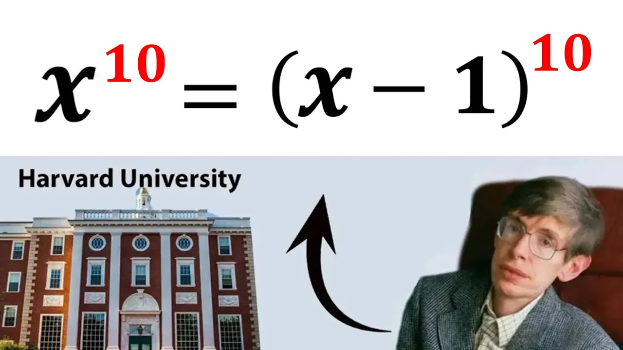 Harvard entrance exam question | Only 5% of students solved it correctly