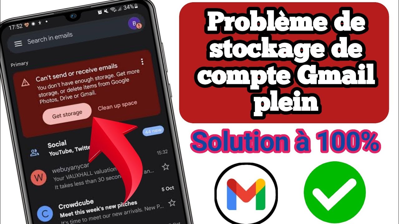 Comment résoudre le problème de stockage saturé du compte Gmail |2025