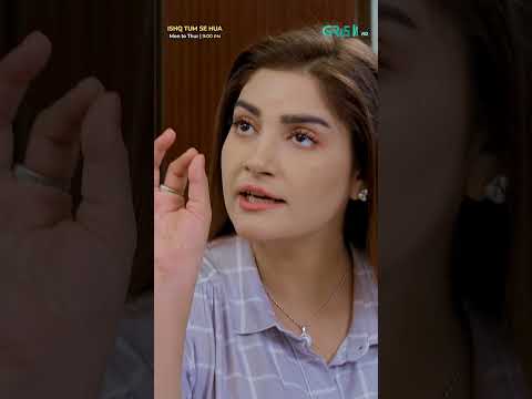 Zyada Edhi Mat Bano Tum #shorts #ishqtumsehua #greentv #drama