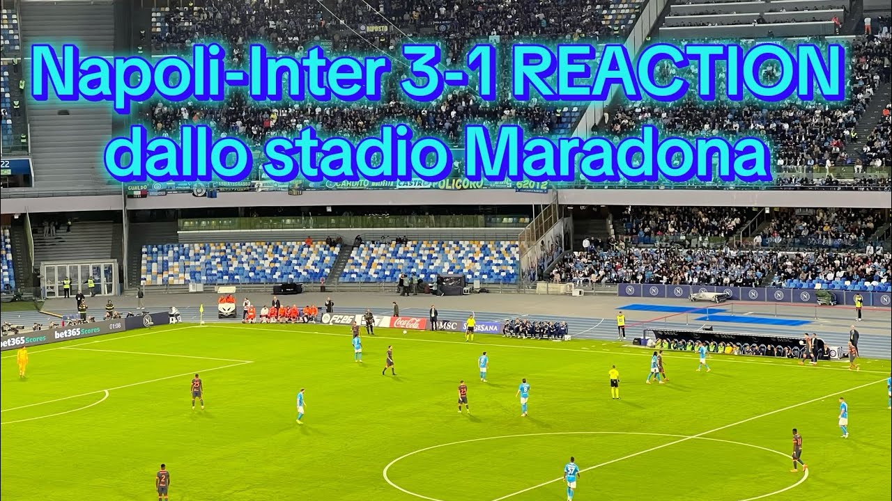 Napoli-Inter 3-1 | Highlights & Live Reaction dal Maradona ⚽ 25/10/25 in 4K