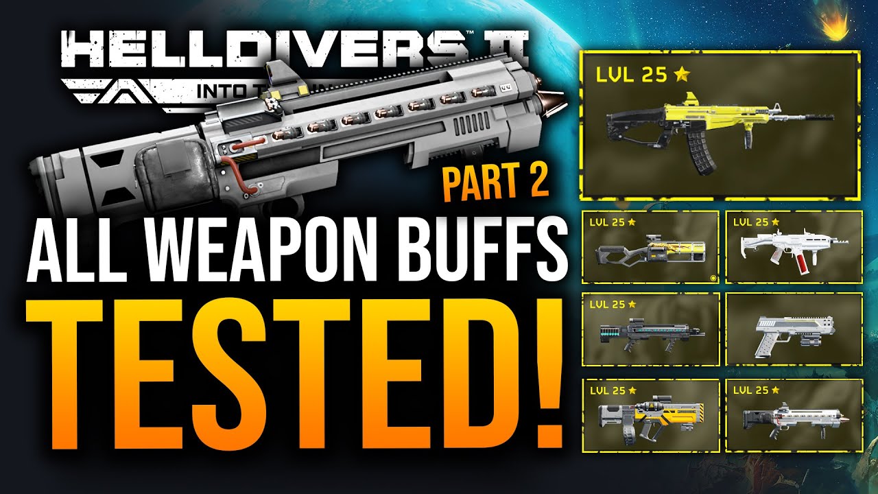 Helldivers 2 - I Tested All Weapon Buffs After Patch!