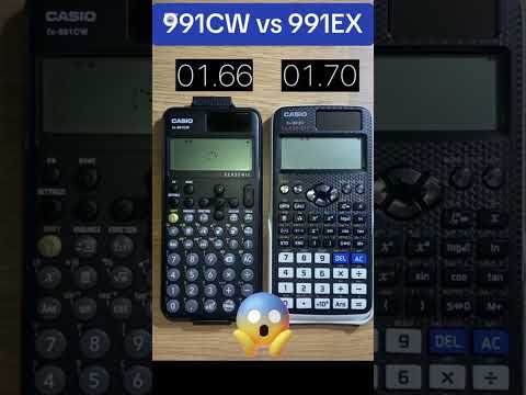 991CW vs 991EX | Speed test | Casio | calculator |