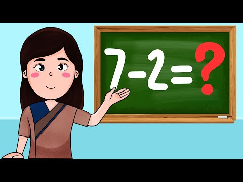 Como aprender matemática fácil | Contas de adição | Contas de subtração | Continhas para crianças