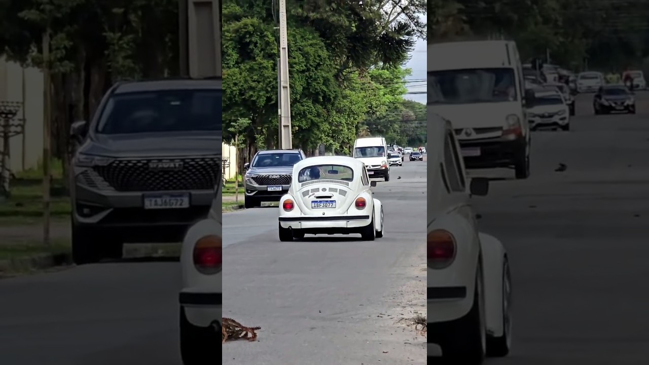 Vintage 1993 Fusca Branco – Classic Beetle for Car Enthusiasts 🚗
