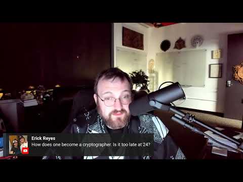 Charles Hoskinson on How does one become a Cryptographer Is it too late at 24
