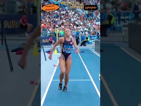 IT: Dariya DERKACH ๐ฎ๐นโค๏ธโค๏ธ 2024 Kamila Skolimowska Memorial #spopaW #shorts #athletics #viral