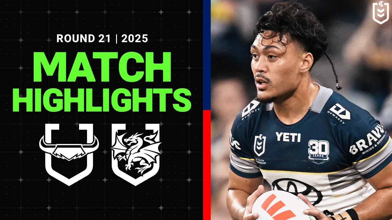 2025 NRL Round 21 Highlights: Cowboys vs Dragons 🏉