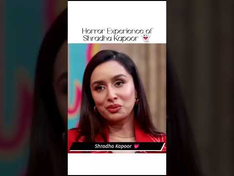 Real Horror Experience of Shraddha Kapoor👻 #shraddhakappor #stree2 #horror #rajkumarrao #shraddha ❤
