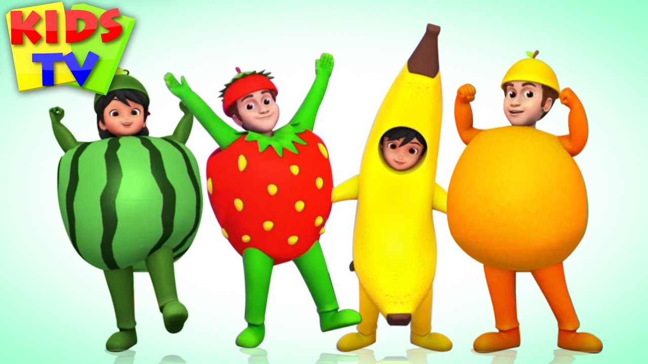 Fruits Song for Kids 🍎 | Nursery Rhymes & Learning