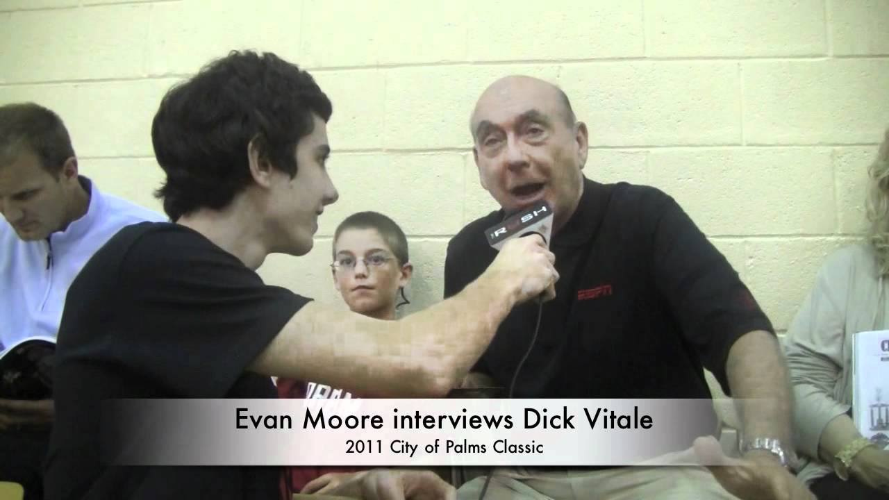 Evan Moore Interviews Dick Vitale at 2011 City of Palms π