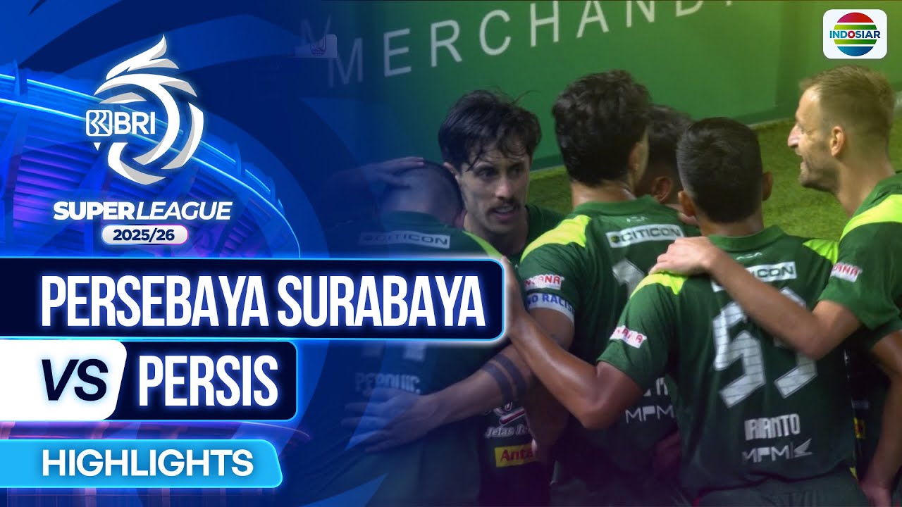Exciting Goals & Highlights: Persebaya Surabaya vs Persis | BRI Super League 2025/26 ⚽