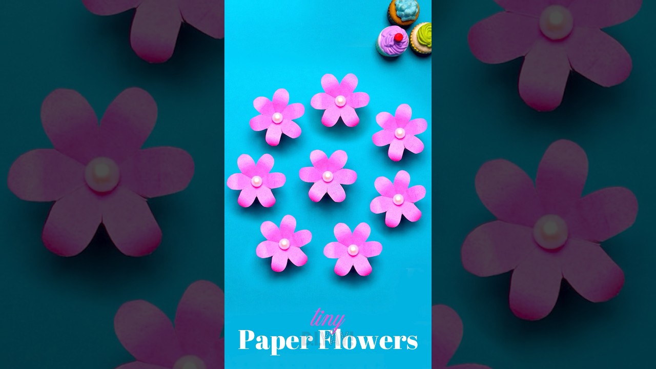 Create Beautiful Tiny DIY Paper Flowers 🌸