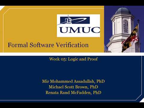Week 5: Formal Software Verification Intro
