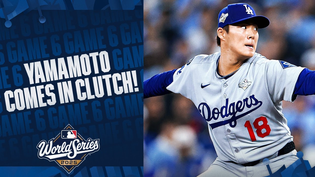 Yoshinobu Yamamoto Shines in Critical Game 6 Victory for Dodgers 🏆