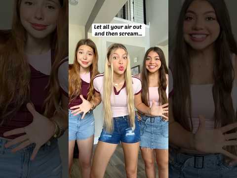 The SILENT scream… 👀😳😂 | Triple Charm #shorts