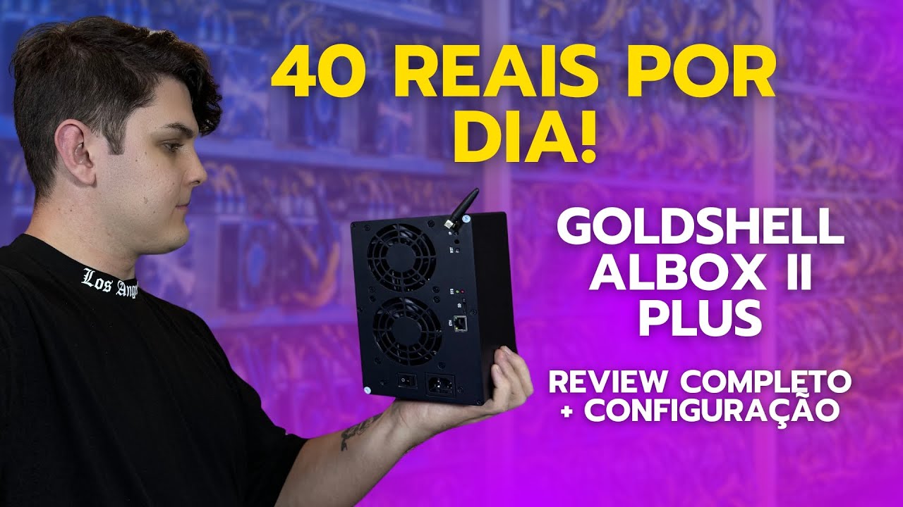 40 GOLDSHELL ALBOX II PLUS: Minerando por R$40/dia 💰