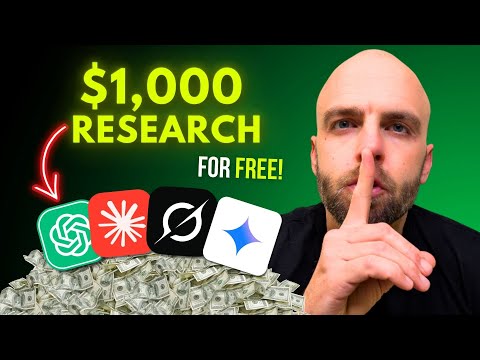 How I Do $1,000 Market Research for FREE Using AI