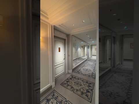 Luxury Paris hotel embroidered my name on the pillows... Hotel de Crillon Rosewood #luxuryhotel