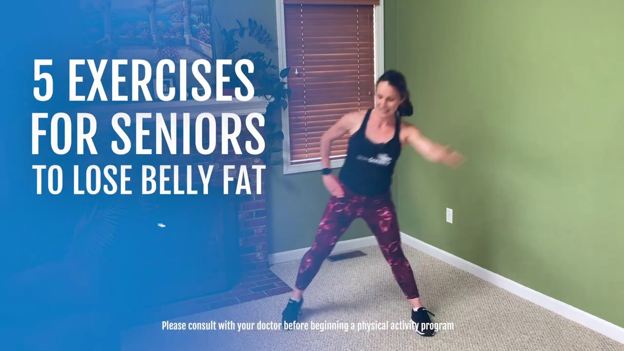 5 Easy Exercises for Seniors to Lose Belly Fat