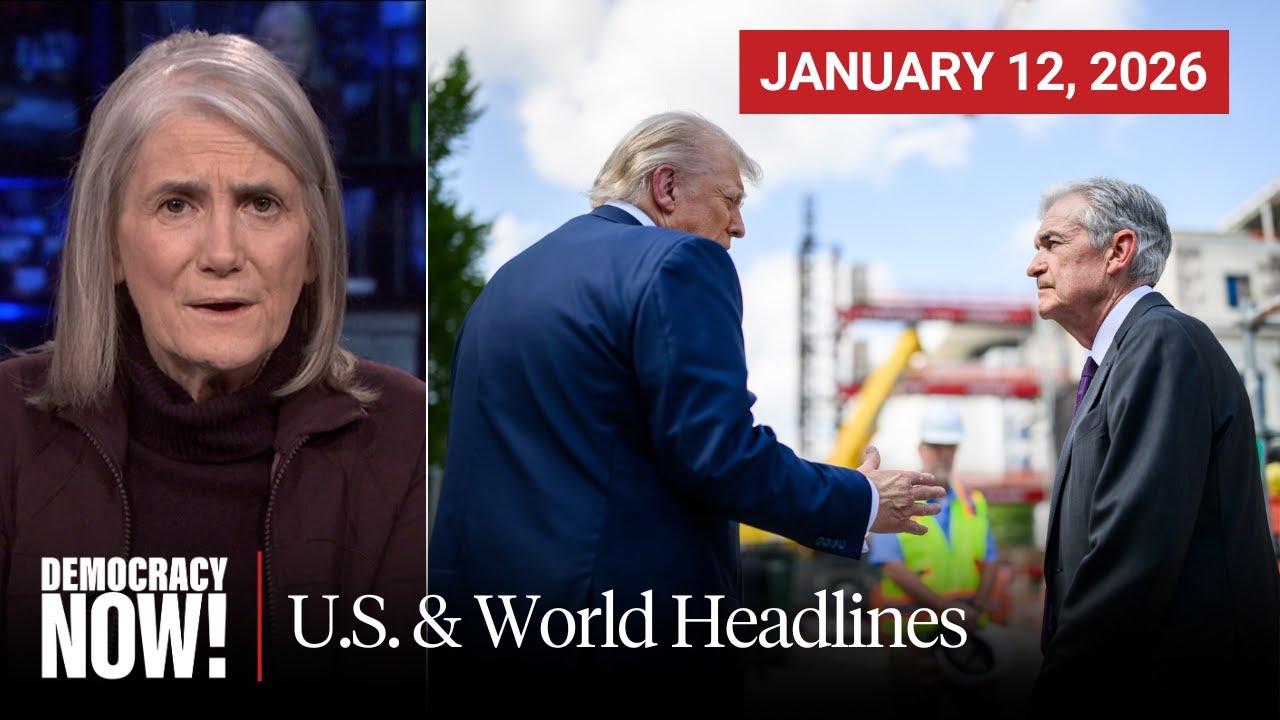 Top U.S. & World Headlines — Jan 12, 2026 🌎