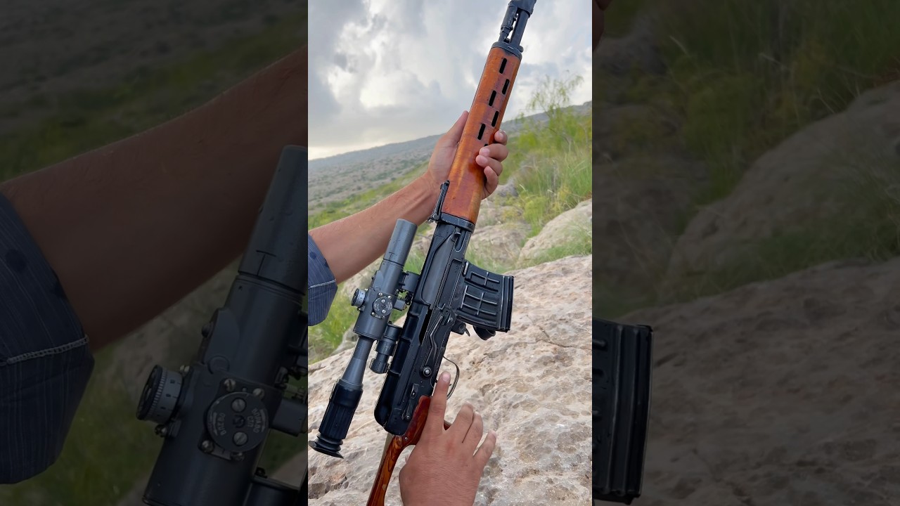 DRAGUNOV Sniper Rifle SVD 63 #shorts #shortvideo #sniperrifles #Dragunov