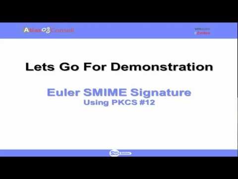 [Euler Solution]  SMIME Signature Using PKCS#12
