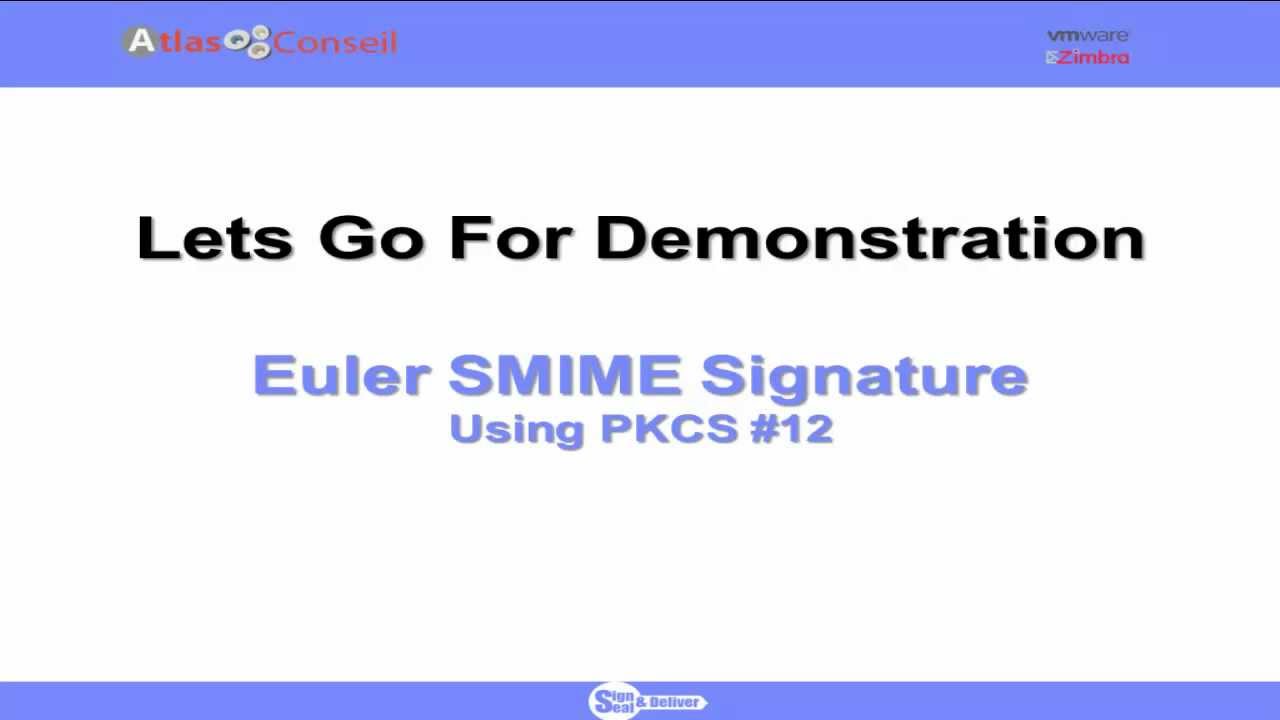 How to Sign SMIME Messages Using PKCS#12 with Euler's Solution 🔐