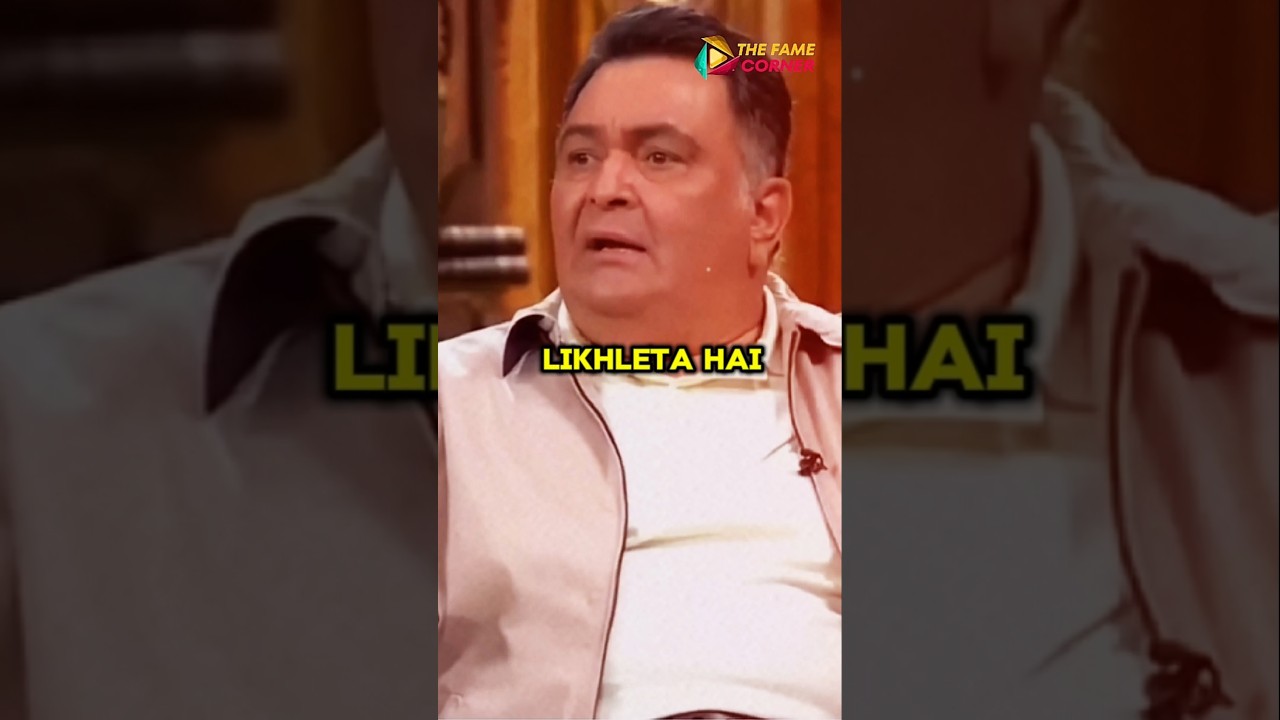 Rishi Kapoor Roasts Son Ranbir 😂