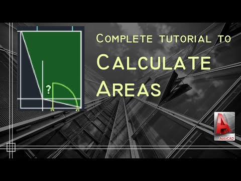Autocad - Calculate Areas in Autocad (Complete tutorial)