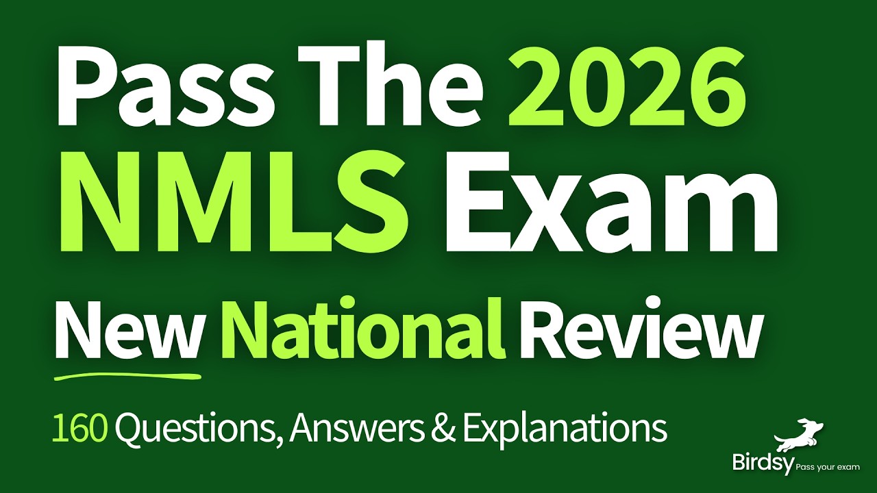NMLS & MLO Exam Practice: 160 Questions & Review
