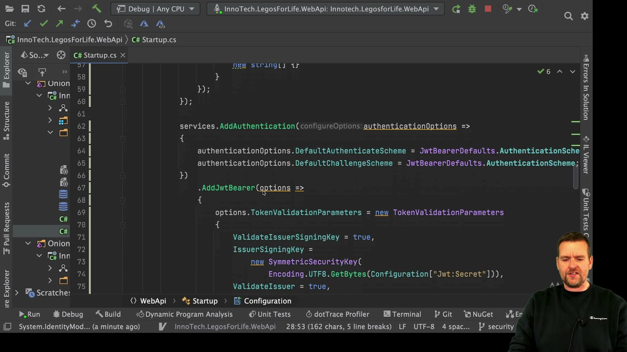 Distributed Programming Fullstack 2021 | S3P11 | Security: Generating a JSON Web Token